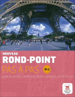 کتاب زبان فرانسه Nouveau Rond-Point pas à pas B1.2: Livre + Cahier + CD