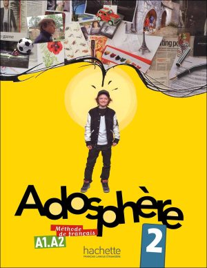 کتاب آموزش زبان فرانسه Adosphere 2: A1A2 - Livre + Cahier + CD
