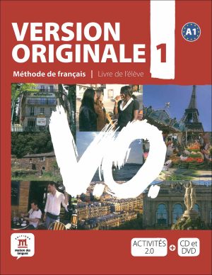 کتاب آموزش زبان فرانسه Version Originale 1: A1 - Livre + Cahier + DVD