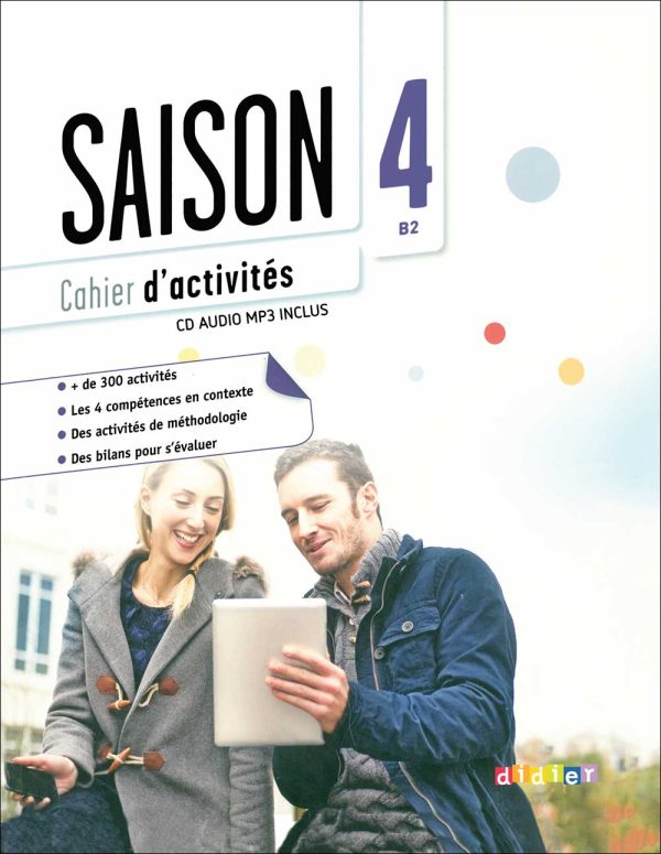 کتاب سزون 4 زبان فرانسه Saison 4: B2 - Livre + Cahier + DVD