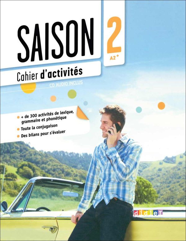 کتاب سزون 2 آموزش زبان فرانسه Saison 2: Livre + Cahier + DVD