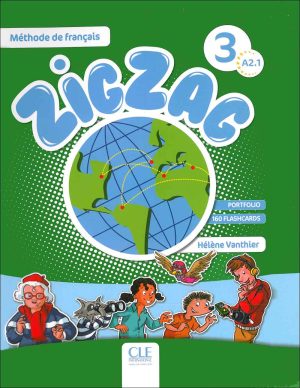 کتاب زیگ زاگ 3 زبان فرانسه Zigzag 3: A2.1 - Livre + Cahier + CD