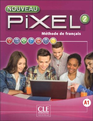 کتاب پیکسل 2 زبان فرانسه Nouveau Pixel 2: A1 - Livre + Cahier + DVD
