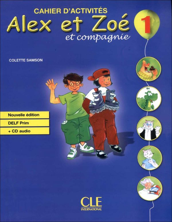 کتاب زبان فرانسه Alex et Zoé 1: Livre + Cahier + CD