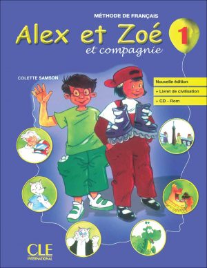 کتاب زبان فرانسه Alex et Zoé 1: Livre + Cahier + CD