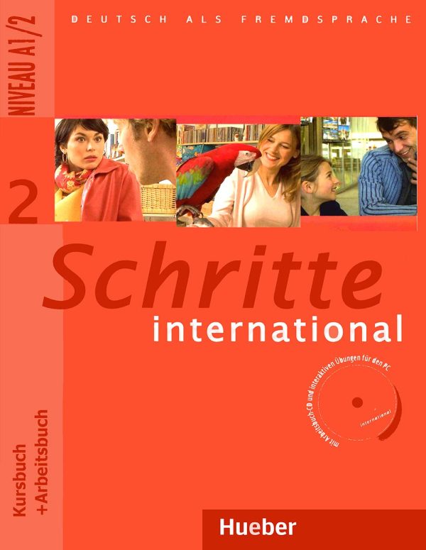 کتاب شریته اینترنشنال Schritte international 2: Kursbuch + Arbeitsbuch + Audio