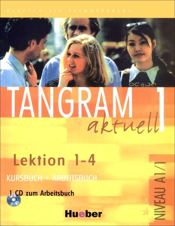 کتاب تانگرام Tangram aktuell 1 - Lektion 1-4: Kursbuch + Arbeitsbuch + CD