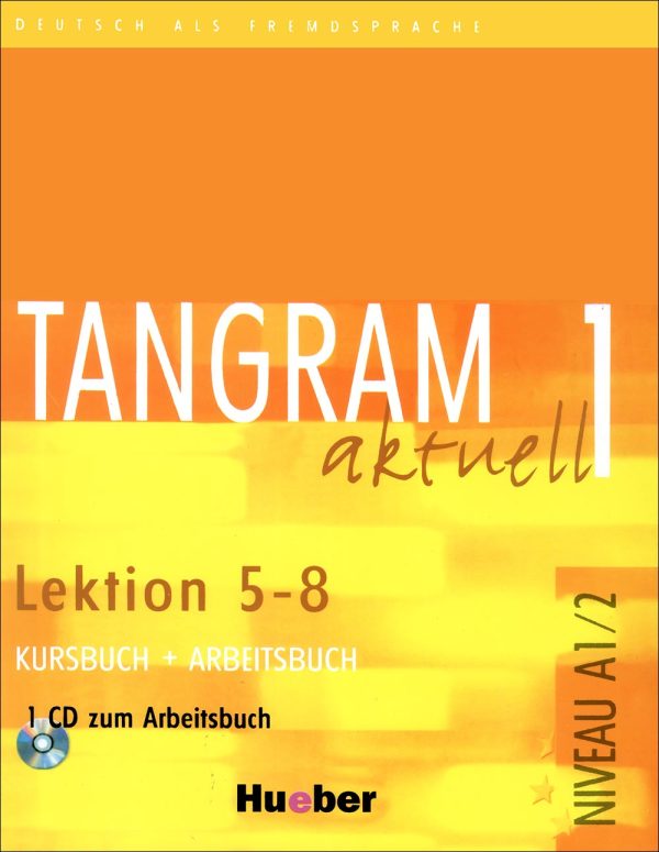 کتاب تانگرام Tangram aktuell 1 Lektion 5-8: Kursbuch + Arbeitsbuch + Audio