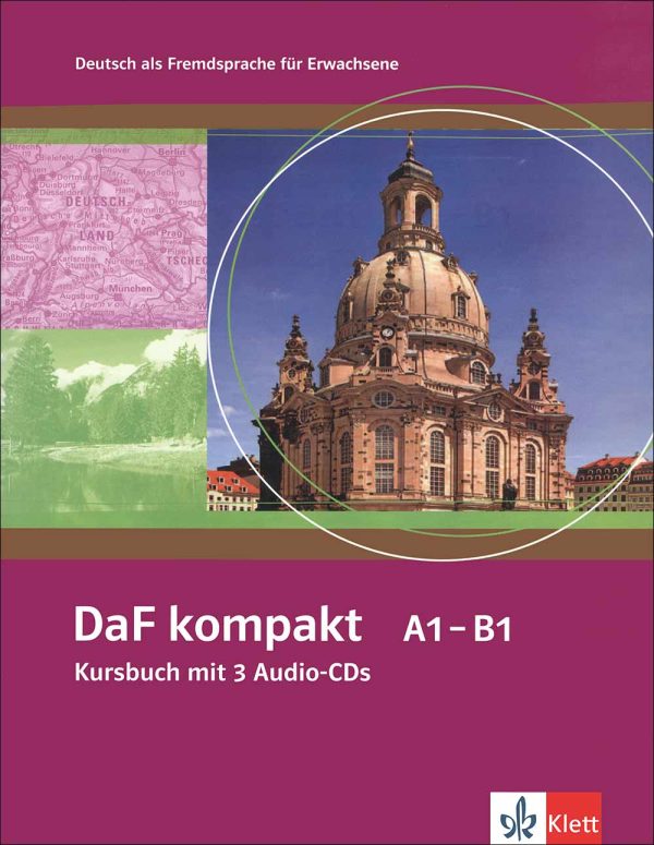 کتاب زبان آلمانی DaF kompakt A1-B1: Kursbuch + Übungsbuch + CD