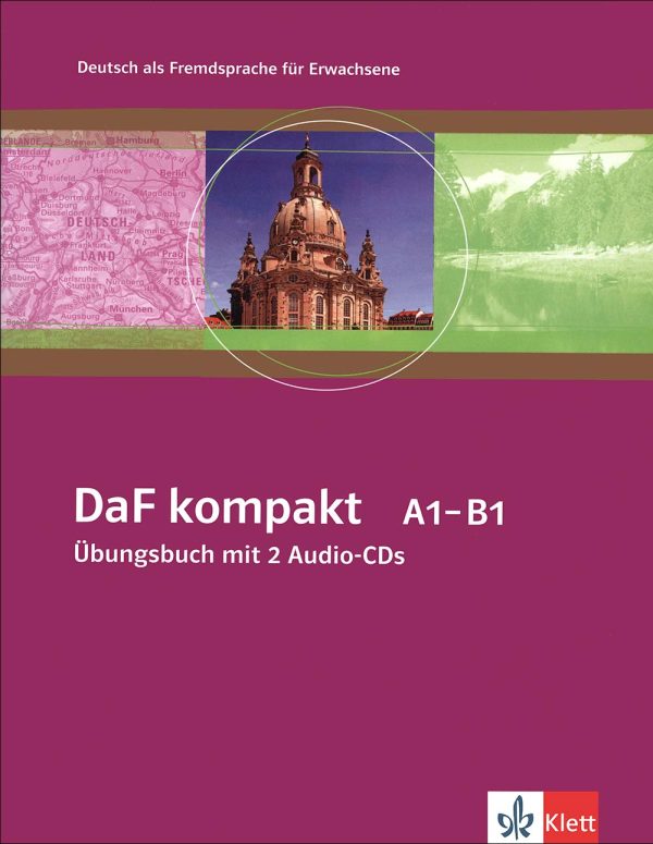 کتاب زبان آلمانی DaF kompakt A1-B1: Kursbuch + Übungsbuch + CD