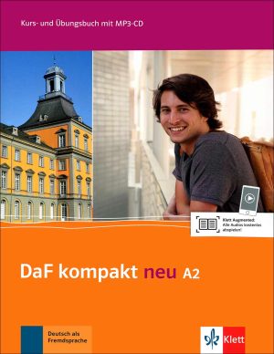 کتاب آموزش زبان آلمانی DaF kompakt neu A2: Kursbuch + Ubungsbuch + CD