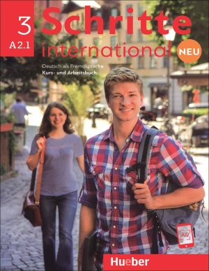 شریته اینترنشنال 3 جدید Schritte international 3 Neu: Kursbuch + Arbeitsbuch + DVD
