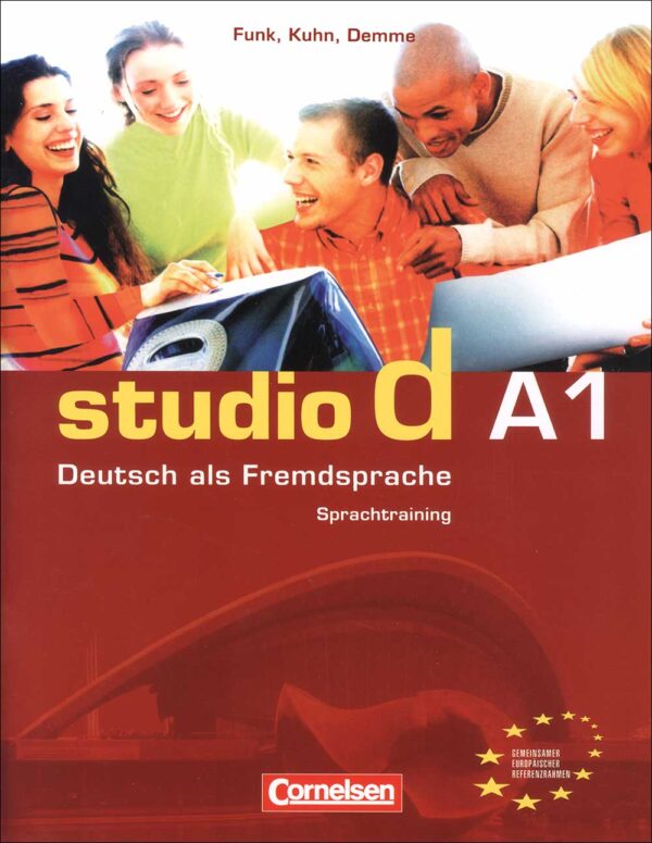 کتاب زبان آلمانی Studio d A1: kursbuch + Übungsbuch + Sprachtraining + DVD