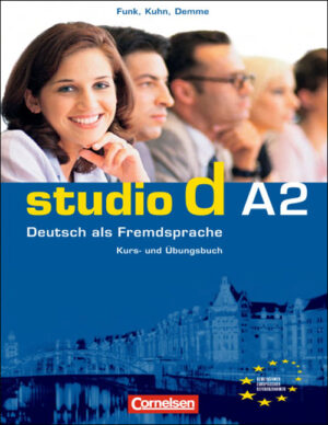 کتاب زبان آلمانی Studio d A2: kursbuch + Übungsbuch + Sprachtraining + DVD