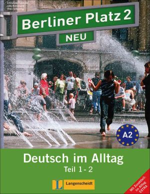 کتاب برلین پلاتز 2 زبان آلمانی Berliner Platz 2 NEU: Lehrbuch + Arbeitsbuch + CD