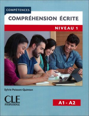 چاپ سیاه سفید کتاب زبان فرانسه Compréhension écrite A1A2: Niveau 1
