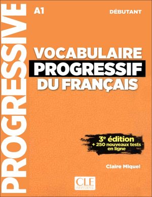 کتاب آموزش زبان فرانسه Vocabulaire Progressif A1: Niveau Débutant + DVD