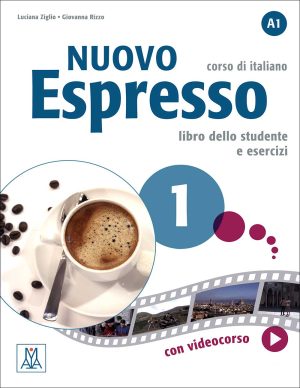 کتاب اسپرسو 1 زبان ایتالیایی Nuovo Espresso 1: Coursebook + Workbook + DVD