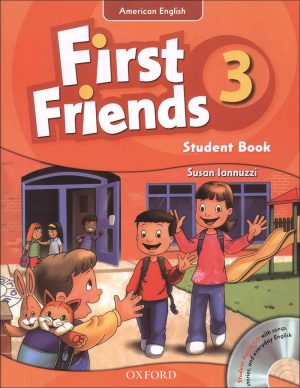 کتاب زبان انگلیسی کودکان American First Friends 3: Student Book + Activity Book + DVD