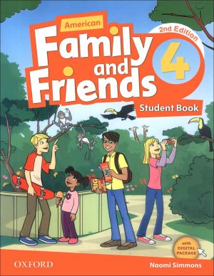 کتاب فمیلی 4 American Family And Friends 4 - 2nd Edition: SB + WB + DVD