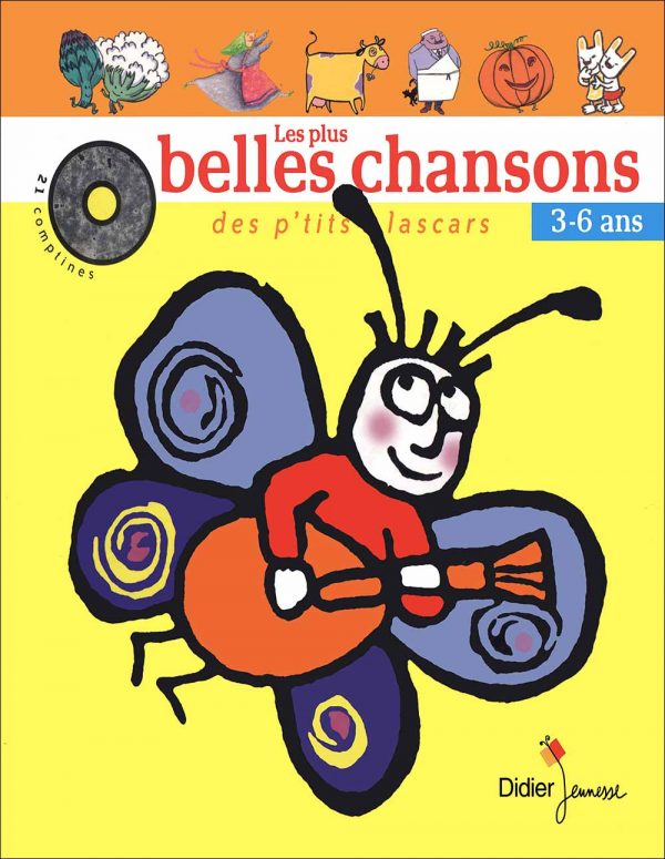 کتاب شعر فرانسه برای کودکان Les plus belles chansons des p'tits lascars + CD