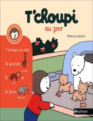 کتاب داستان زبان فرانسه T'choupi au zoo