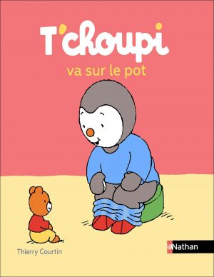 کتاب داستان زبان فرانسه T'choupi va sur le pot