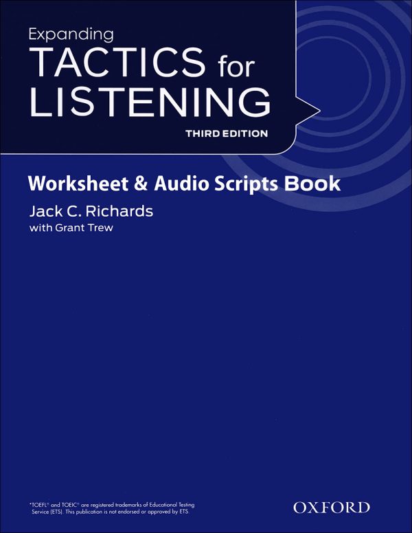 Expanding Tactics For Listening Third Edition Worksheet