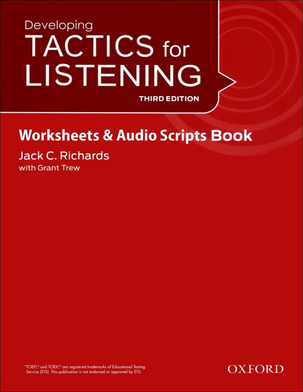 کتاب Developing Tactics For Listening Third Edition: Coursebook + Worksheet + DVD