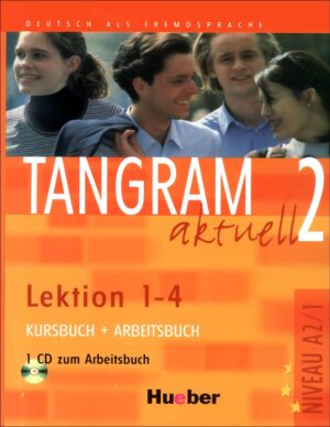 کتاب تانگرام Tangram aktuell 2 Lektion 1-4 Kursbuch + Arbeitsbuch + CD