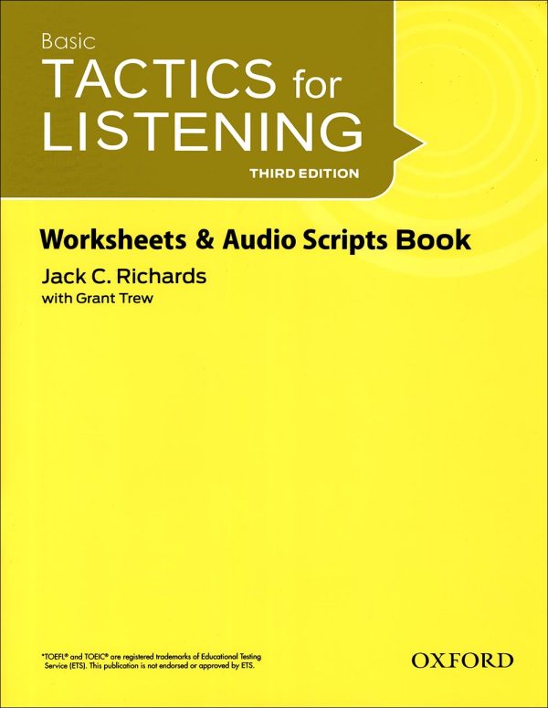 کتاب Basic Tactics For Listening Third Edition: Coursebook + Worksheet + DVD