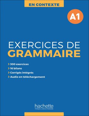 کتاب گرامر فرانسه En Contexte: Exercices De Grammaire A1 + Corrigés + CD