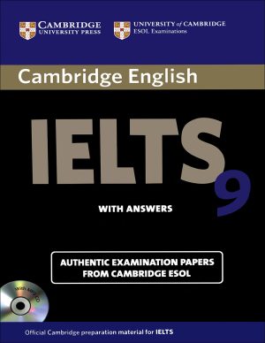 کتاب کمبریج آیلتس 9 زبان انگلیسی Cambridge English IELTS 9 + CD