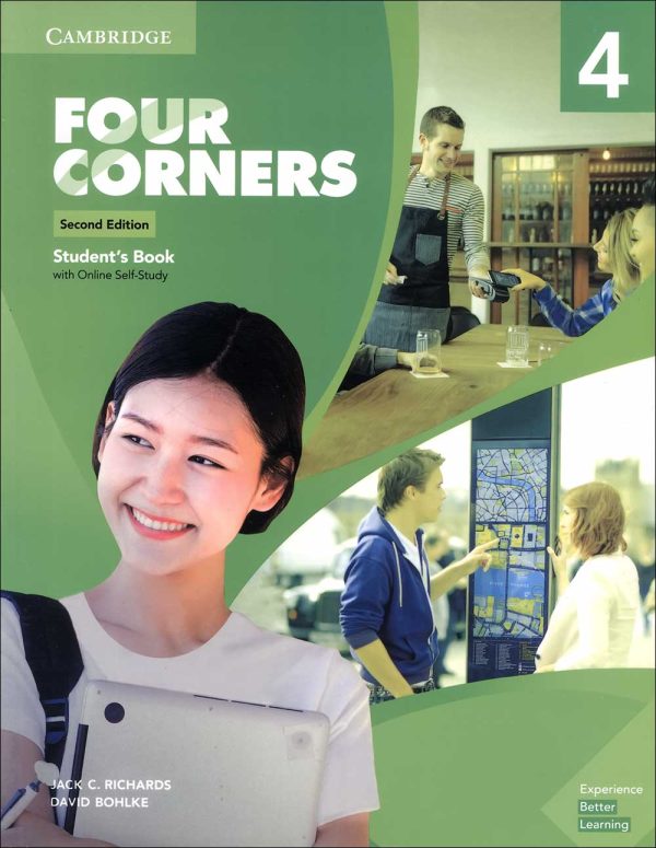 کتاب فور کرنرز 4 زبان انگلیسی Four Corners 4 - Second Edition: SB + WB + DVD