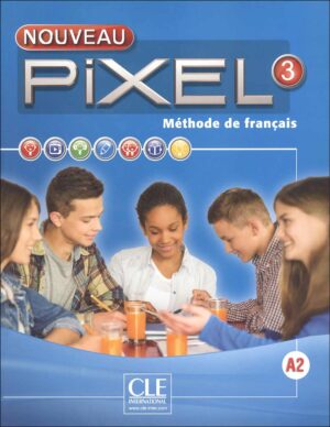 کتاب پیکسل 3 زبان فرانسه Nouveau Pixel 3 A2 - Livre + Cahier + DVD