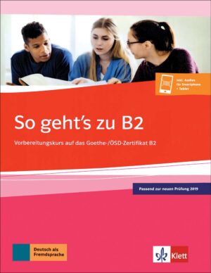 چاپ سیاه سفید کتاب آموزش زبان آلمانی So geht's zu B2 + CD