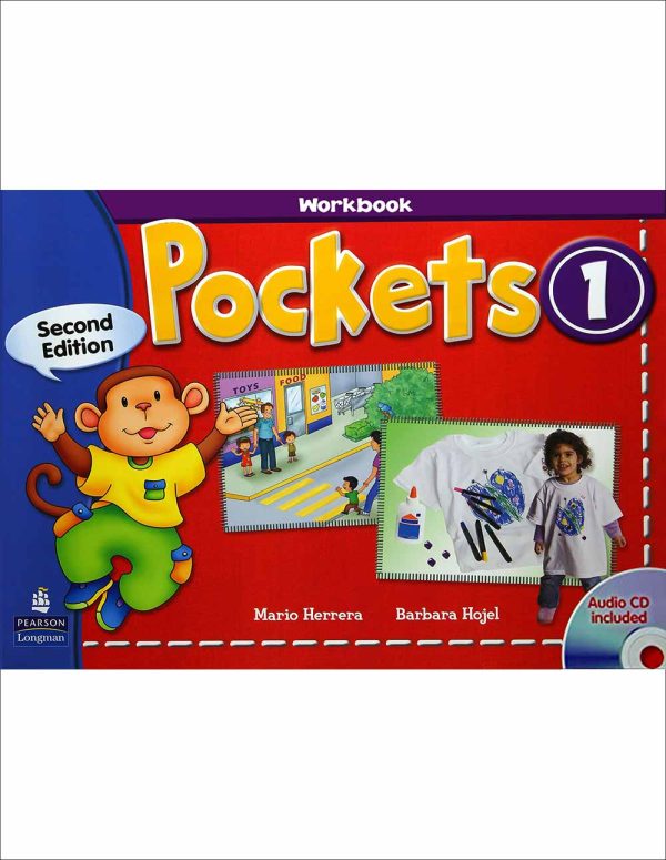 کتاب آموزش زبان انگلیسی کودکان Pockets 1 - Second Edition: Studentbook + Workbook + CD