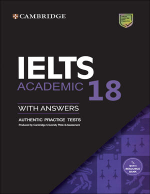 کتاب کمبریج آیلتس 18 آکادمیک Cambridge IELTS 18 Academic + Audio