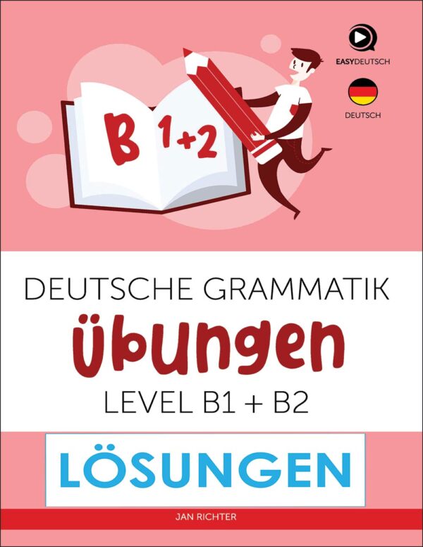 کتاب تمرین گرامر زبان آلمانی Deutsche Grammatik Übungen B1B2 + Lösungen