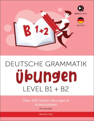 کتاب تمرین گرامر زبان آلمانی Deutsche Grammatik Übungen B1B2 + Lösungen