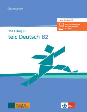 کتاب آزمون آلمانی Mit Erfolg zu Telc Deutsch B2: Übungsbuch + CD