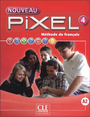 کتاب پیکسل 4 زبان فرانسه Nouveau Pixel 4: A2 - Livre + Cahier + DVD