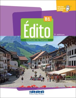 ویرایش دوم کتاب ادیتو Edito B1 (2023) - 3e édition: Livre + Cahier + DVD